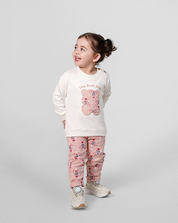 ست دوتیکه بلوز شلوار نوزادی 6 الی 24 ماه