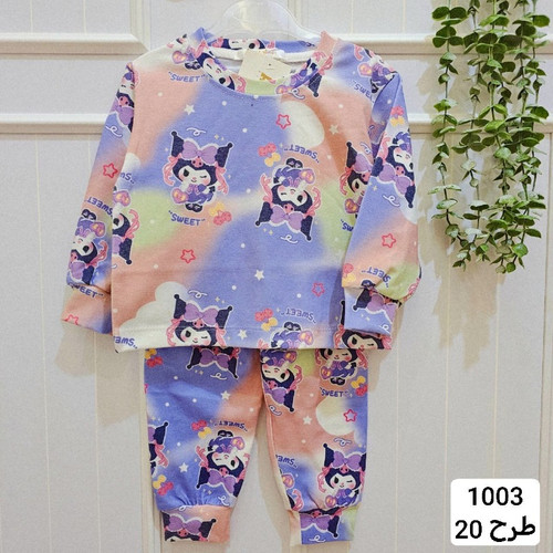 ست دوتیکه راحتی دخترانه 2 الی 8 سال