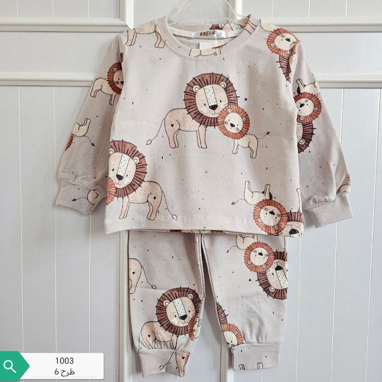 ست دوتیکه راحتی پسرانه 2 الی 8 سال