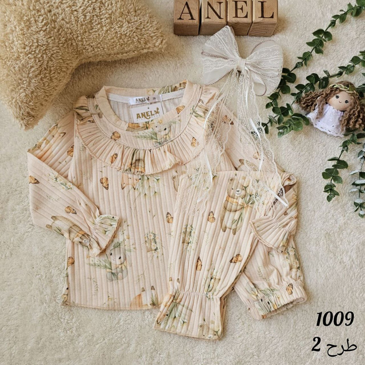 ست دوتیکه راحتی دخترانه 1 الی 10 سال