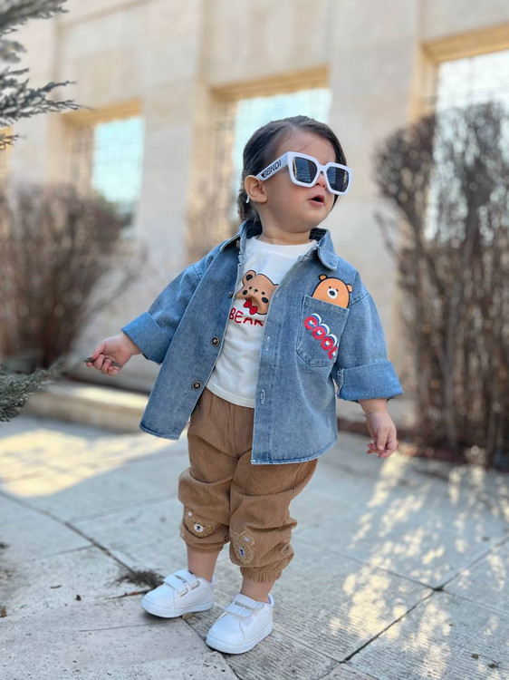 ست سه تیکه وارداتی بچگانه 1 الی 5 سال