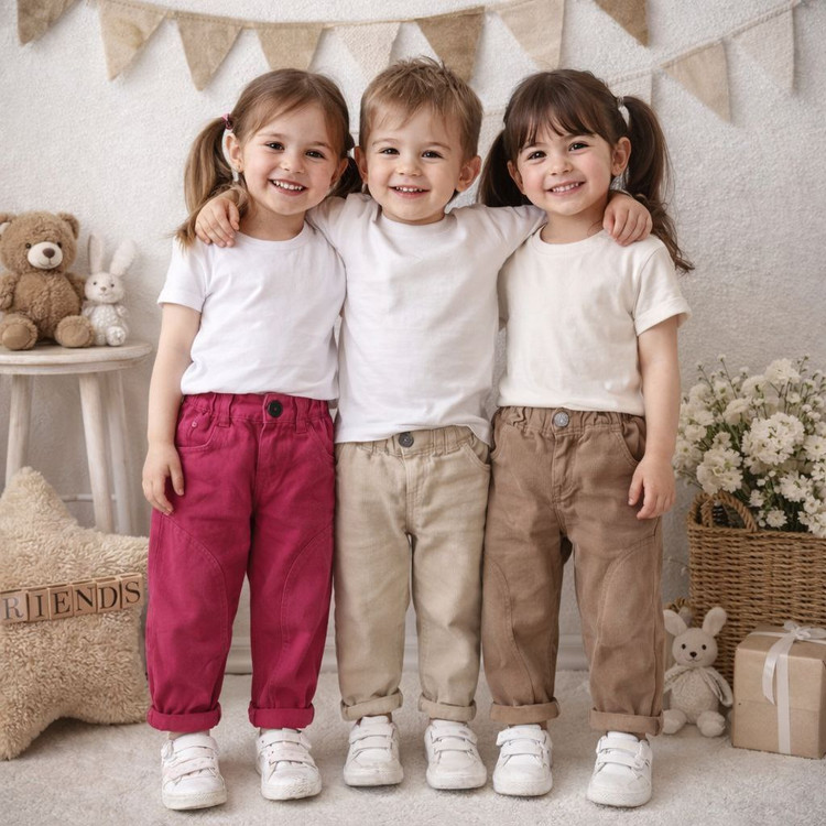 شلوار کتان اسپرت بچگانه 1 الی 3 سال