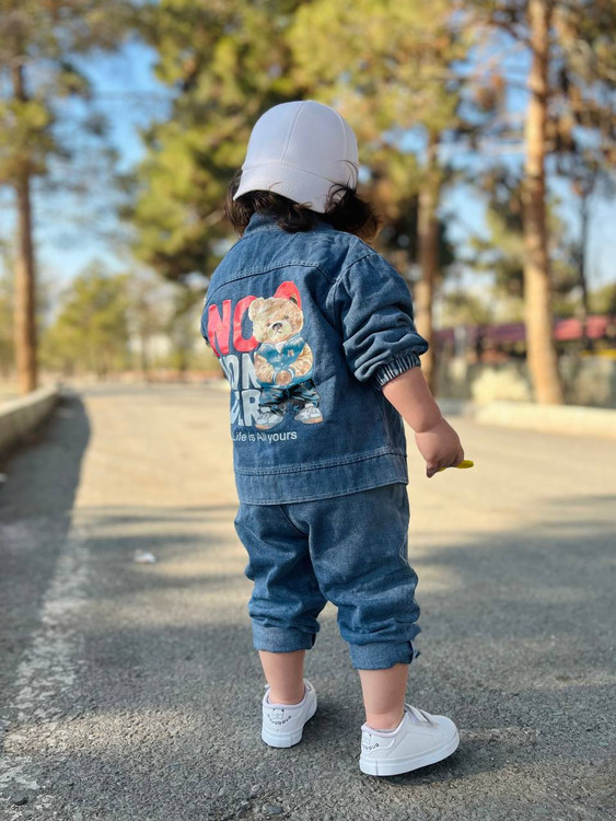 ست سه تیکه جین وارداتی 1 الی 5 سال