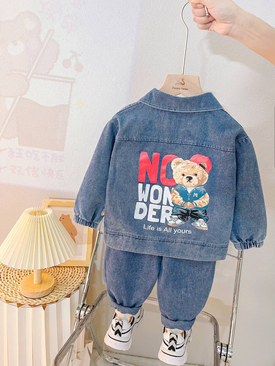 ست سه تیکه جین وارداتی 1 الی 5 سال